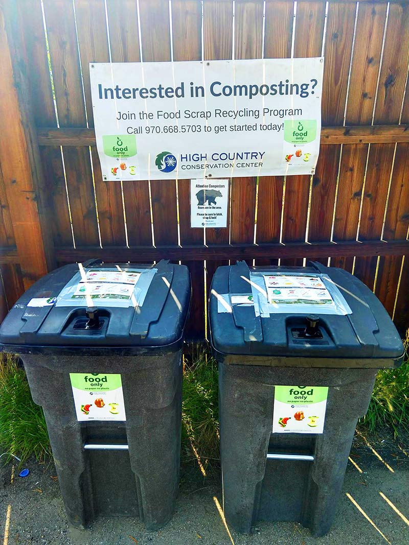 Food scrap recycling with HC3 turns into compost
