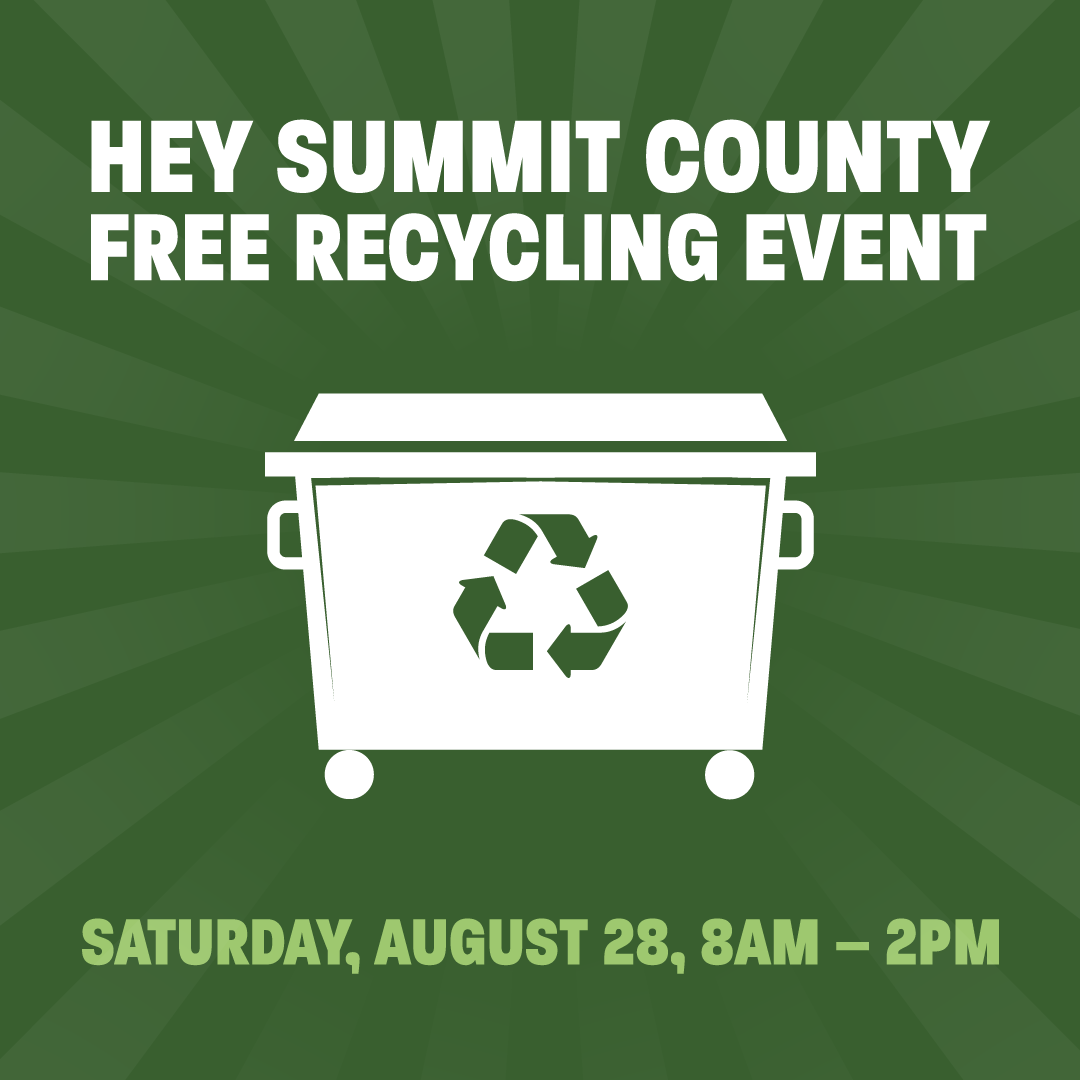 Free Recycling Event High Country Conservation Center